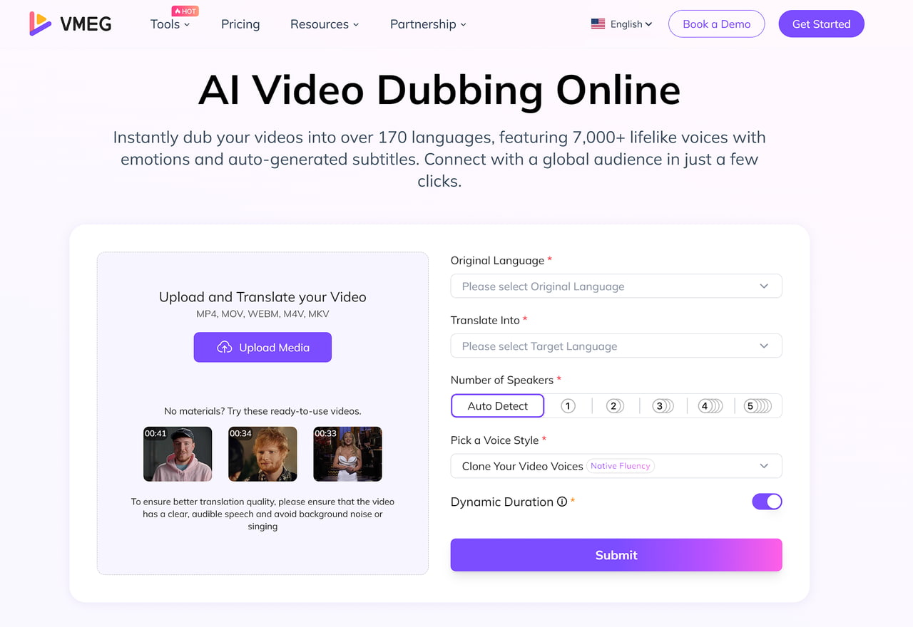 How to Dub an Anime with VMEG AI